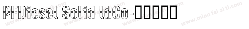 PFDiesel Solid ldCo字体转换